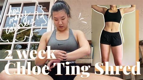 how many calories does chloe ting 2 week shred burn